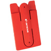 Bullet Red Silicone Phone Wallet with Stand