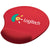Bullet Red Solid Jersey Gel Mouse Pad/ Wrist Rest