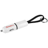 Bullet White with Black Trim Vessel Car Charger with 2-in-1 Cable