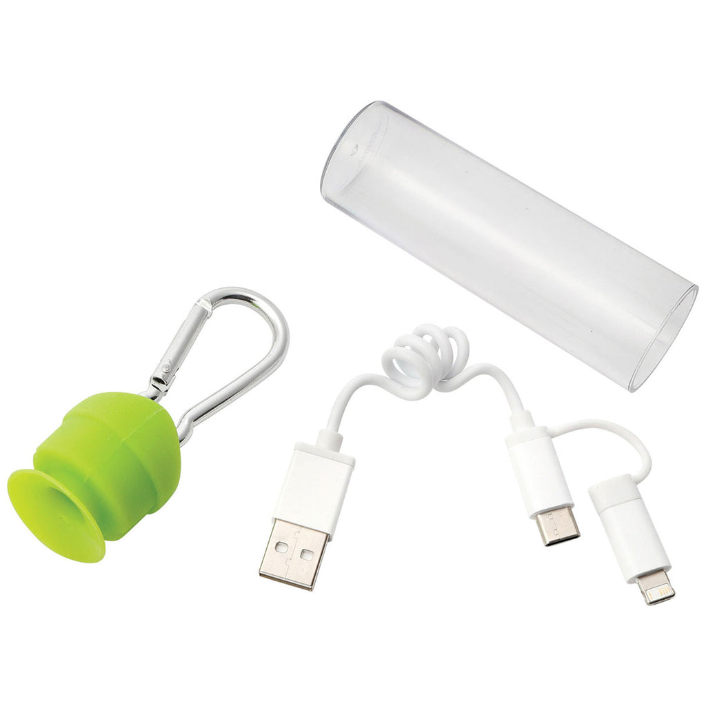 Bullet Lime Green Tac 3-in-1 Charging Cable in Case