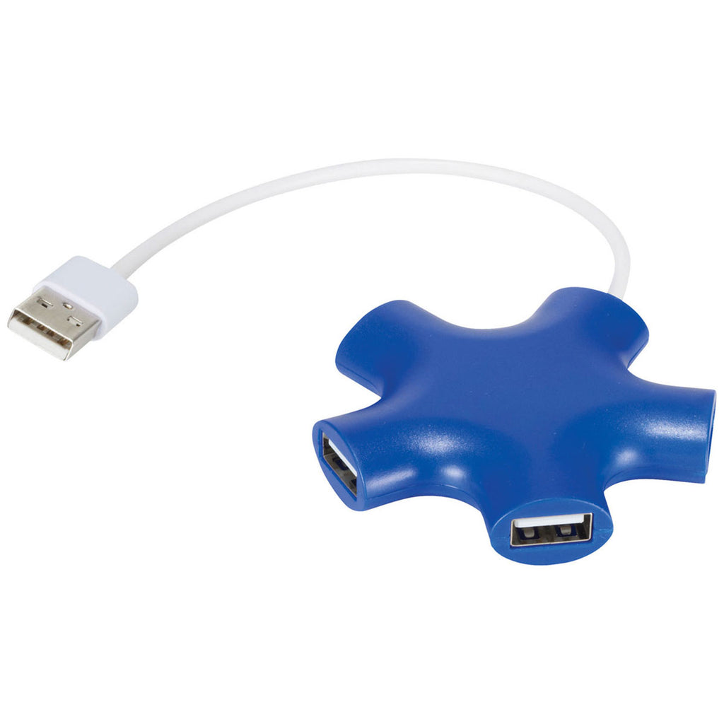 Bullet Royal Blue Star USB Hub