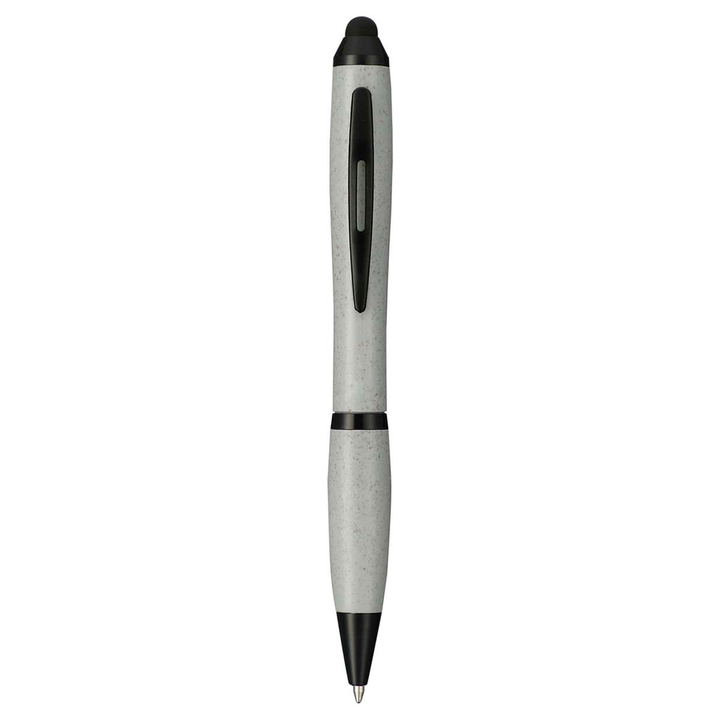 Bullet Charcoal Nash Wheat Straw Ballpoint Stylus Pen