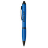 Bullet Royal Blue Nash Wheat Straw Ballpoint Stylus Pen