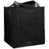 Bullet Black Grocery Tote with Antimicrobial Additive