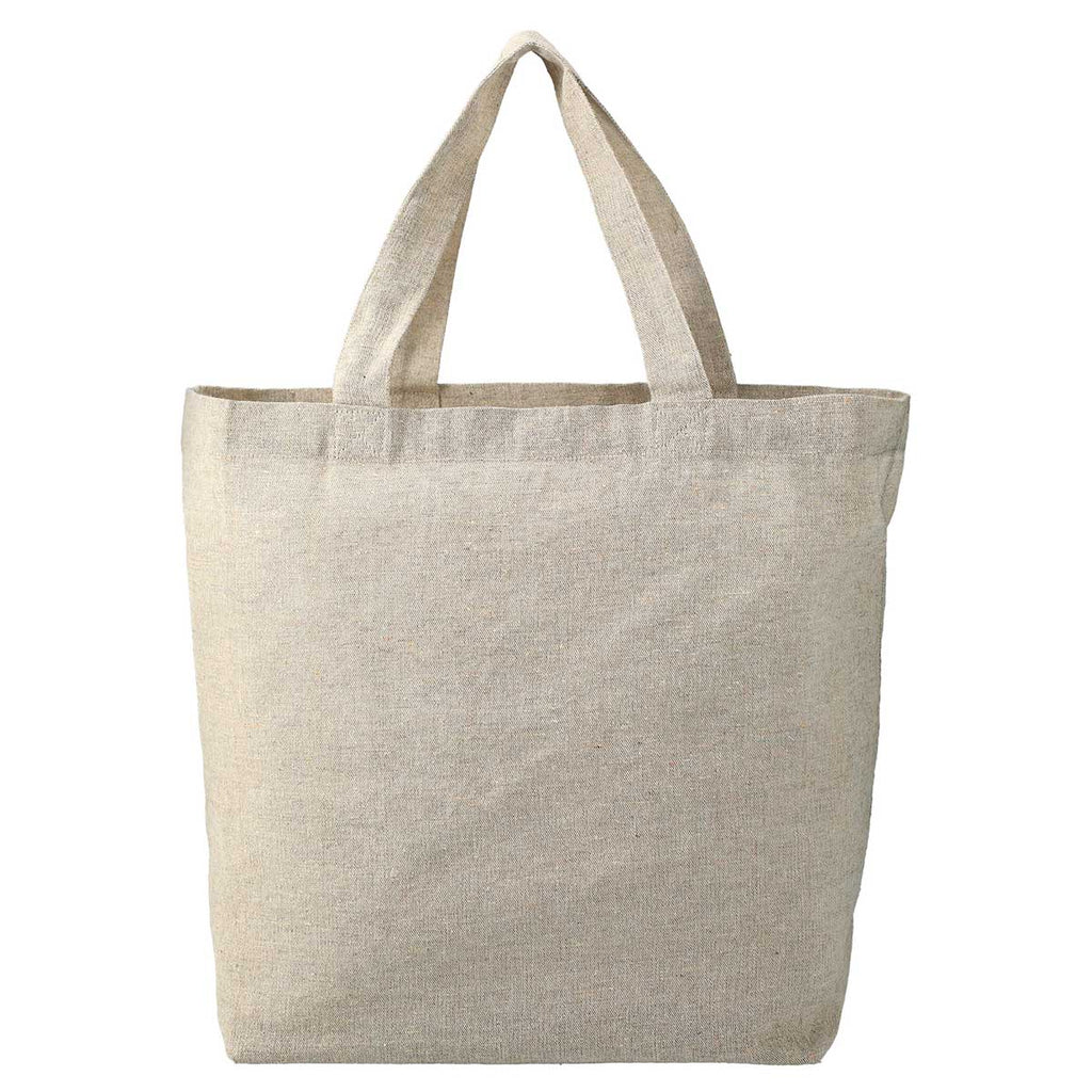 Bullet Natural Recycled 5oz Cotton Twill Grocery Tote