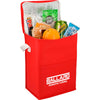 Bullet Red Budget Tall Non-Woven 12 Can Lunch Cooler