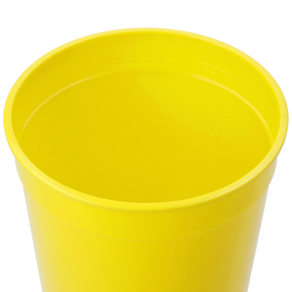 Bullet Yellow Solid 32oz Stadium Cup