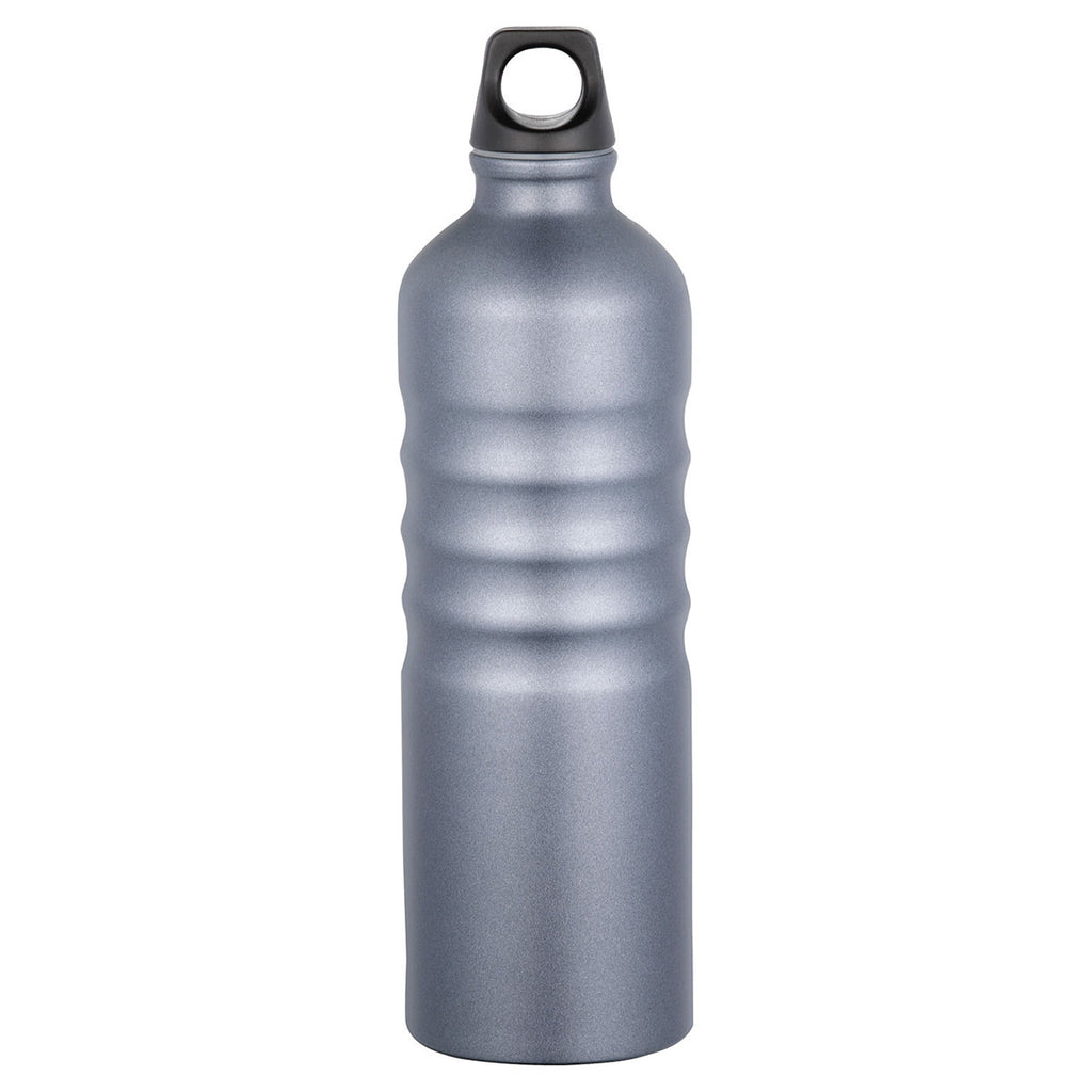 Bullet Smoky Quartz Gemstone 25oz Aluminum Sport Bottle
