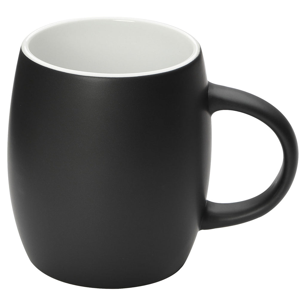Bullet Black with White Trim Nebula 15oz Ceramic Mug