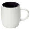 Bullet White with Black Trim Nebula 15oz Ceramic Mug