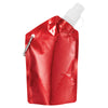 Bullet Metallic Red Baja 12oz Water Bag with Carabiner