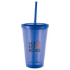 Bullet Translucent Royal Blue Cyclone 16oz Tumbler with Straw