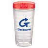 Bullet Translucent Red Bayside 16oz Double Wall Tumbler with Lid
