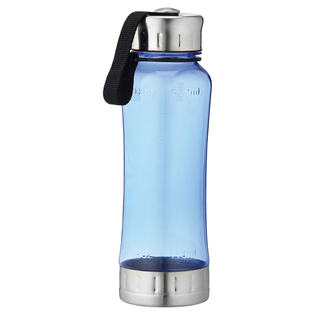 Bullet Transparent Blue Augustana 18oz Tritan Sports Bottle