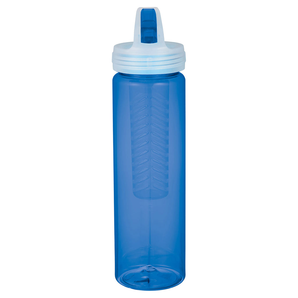 Bullet Translucent Royal Blue Fruit Infuser 25oz Sports Bottle