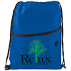 Bullet Royal Blue Insulated Zippered Drawstring Bag