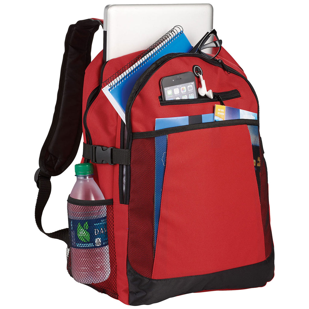 Bullet Red Expandable 15" Computer Backpack