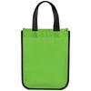 Bullet Lime Green Small Laminated Shopper Tote