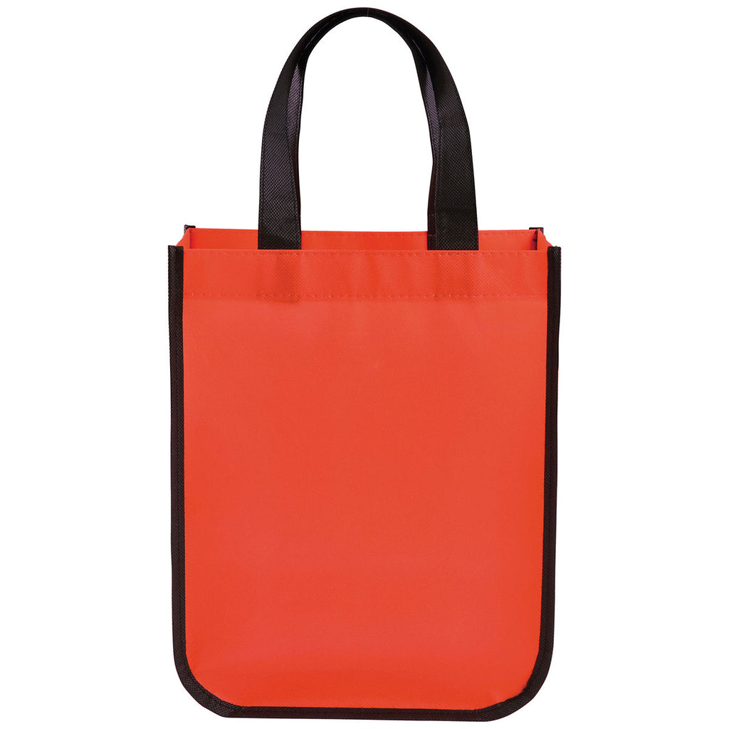 Bullet Red Small Laminated Shopper Tote