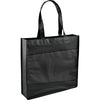 Bullet Black Laminated Non-Woven Convention Tote