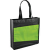 Bullet Lime Green Laminated Non-Woven Convention Tote
