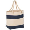 Bullet Navy Blue Rope Handle 16oz Cotton Canvas Tote