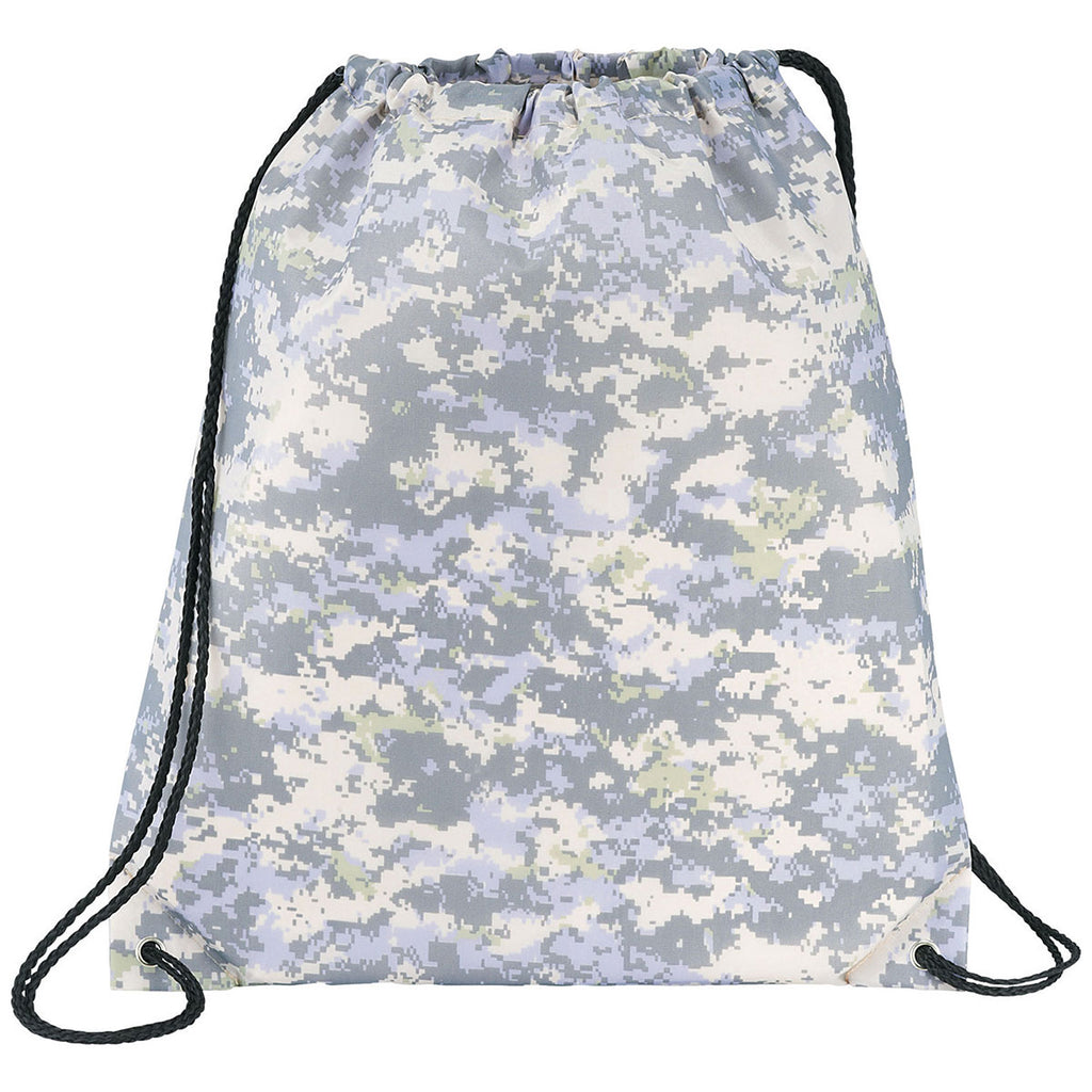 Bullet Digital Camouflage Camo Oriole Drawstring Bag