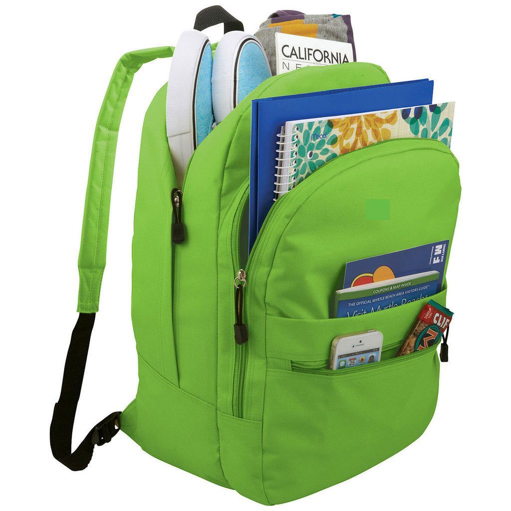 Bullet Lime Green Campus Deluxe Backpack