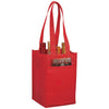 Bullet Red 4 Pack Non-Woven Wine Tote