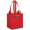 Bullet Red 6 Pack Non-Woven Wine Tote