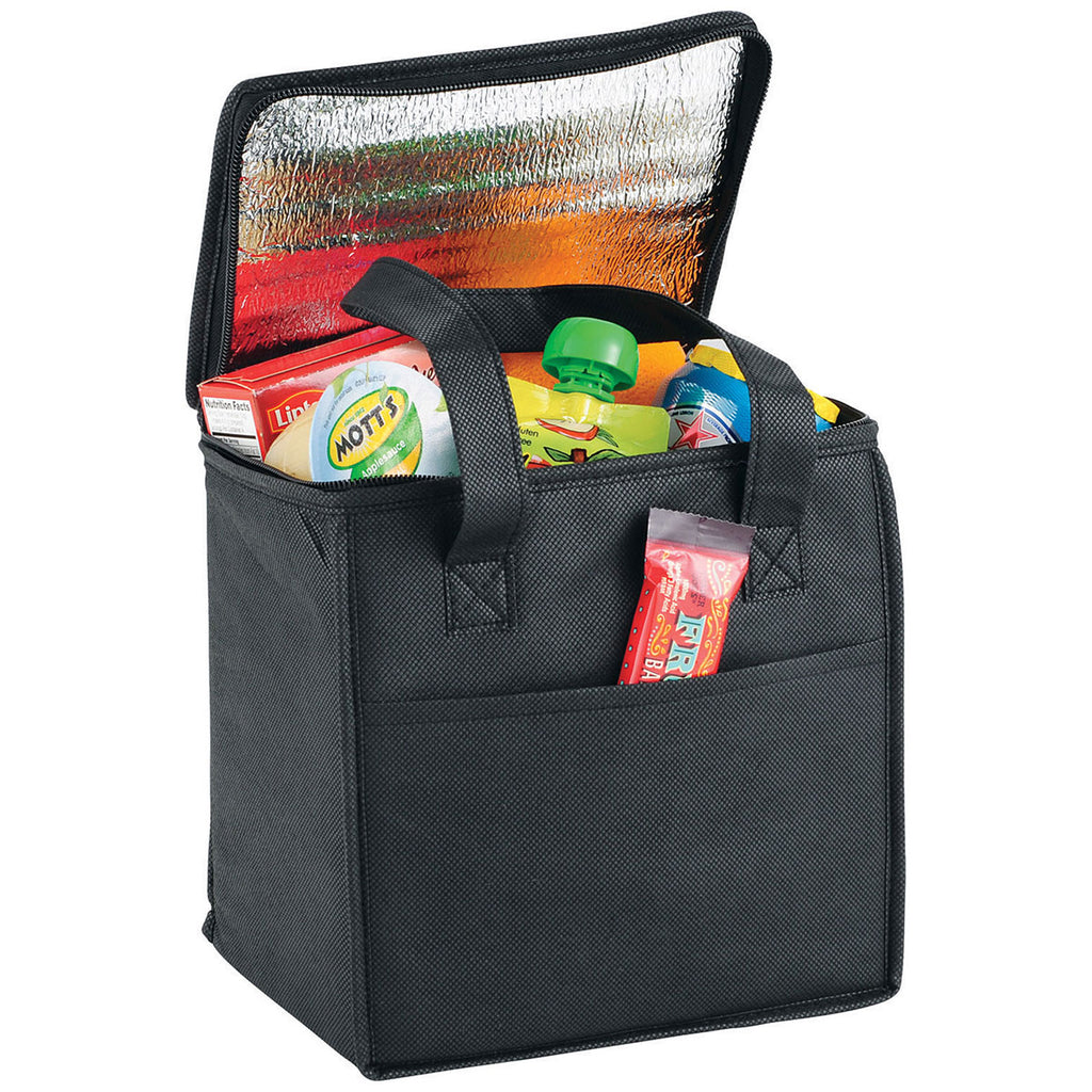 Bullet Black Cube 9-Can Non-Woven Lunch Cooler