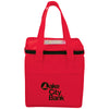 Bullet Red Cube 9-Can Non-Woven Lunch Cooler