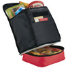 Bullet Red Dally Dual Compartment 6-Can Lunch Cooler