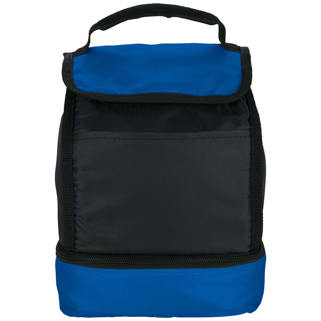 Bullet Royal Blue Dally Dual Compartment 6-Can Lunch Cooler