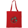 Bullet Red Basic 4oz Cotton Canvas Tote