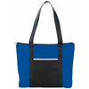 Bullet Royal Blue Timeline Non-Woven Zip Convention Totes