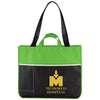 Bullet Lime Green Change Up Non-Woven Convention Tote