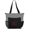 Bullet Grey Grandview Zippered Convention Tote
