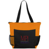 Bullet Orange Grandview Zippered Convention Tote