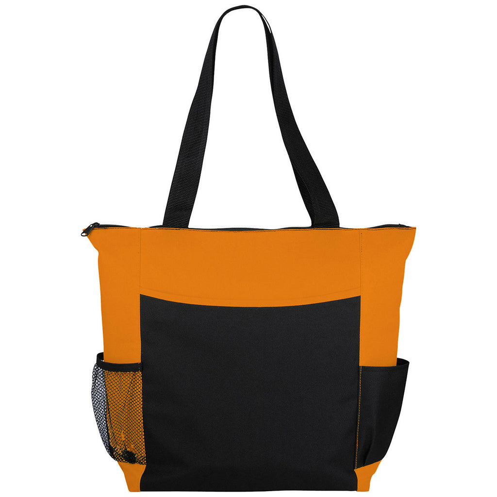 Bullet Orange Grandview Zippered Convention Tote