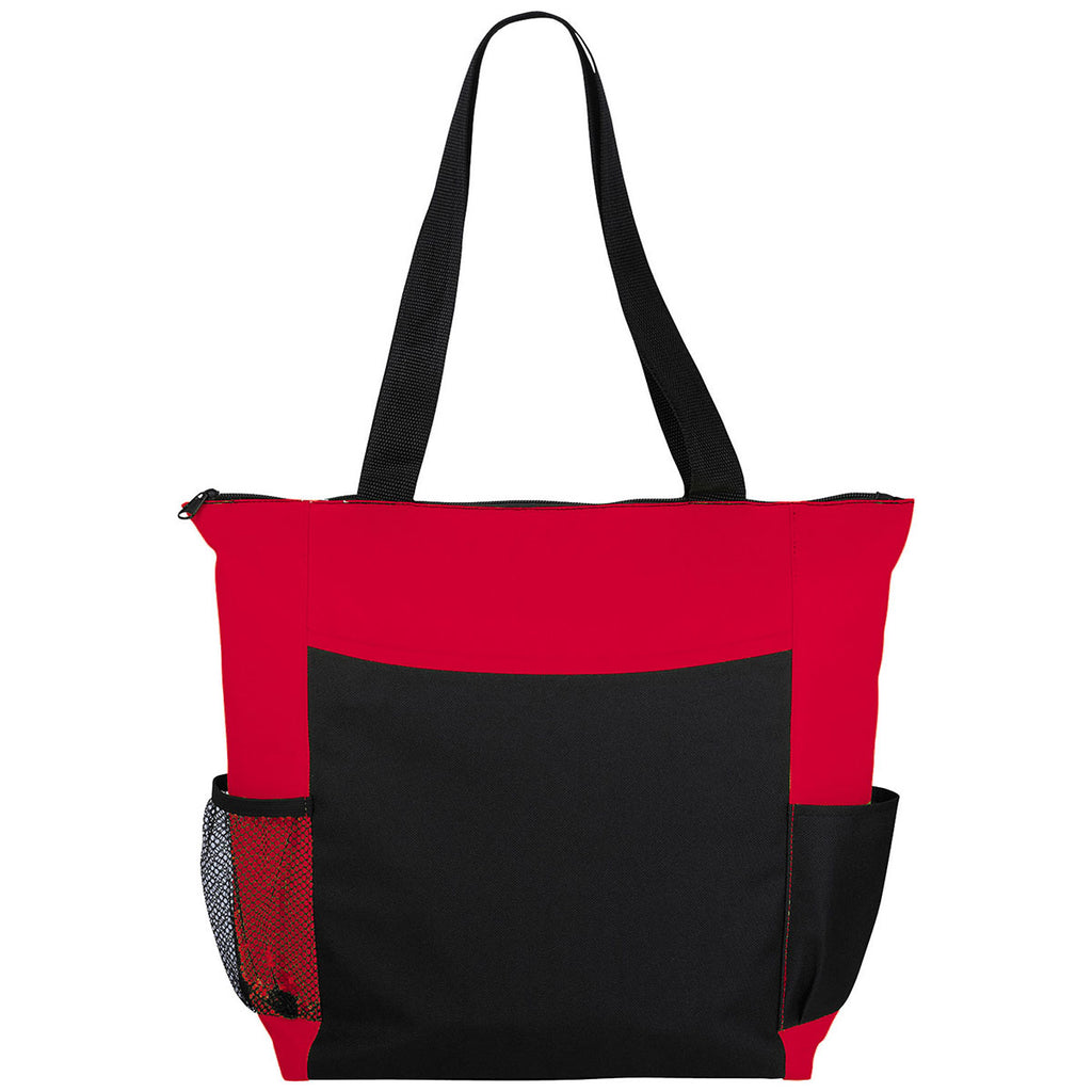 Bullet Red Grandview Zippered Convention Tote