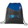 Bullet Royal Blue Rivers Non-Woven Drawstring Bag