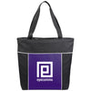 Bullet Purple Broadway Zippered Convention Tote