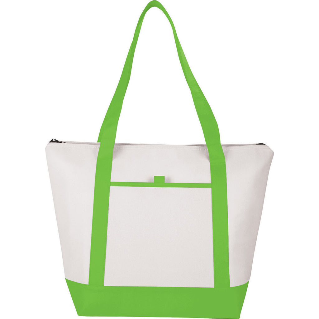 Bullet Lime Green Lighthouse 24-Can Non-Woven Boat Tote