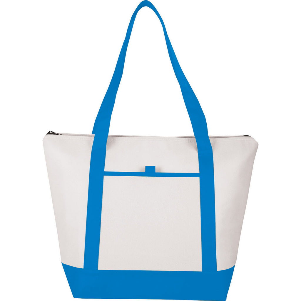 Bullet Process Blue Lighthouse 24-Can Non-Woven Boat Tote