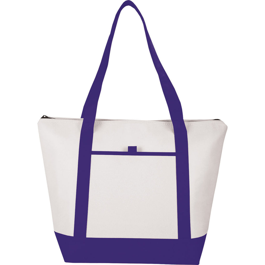 Bullet Purple Lighthouse 24-Can Non-Woven Boat Tote