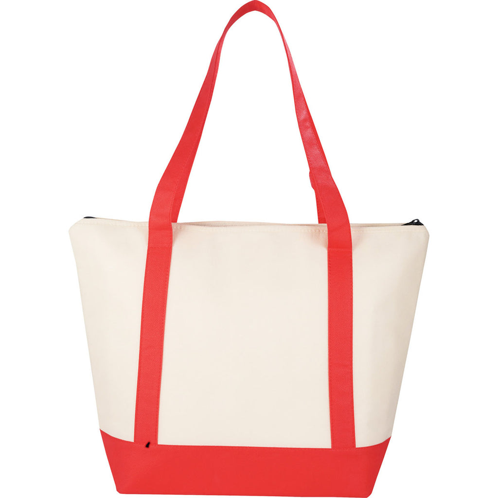 Bullet Red Lighthouse 24-Can Non-Woven Boat Tote