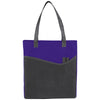 Bullet Purple Rivers Pocket Non-Woven Convention Tote