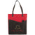 Bullet Red with Black Trim Rivers Pocket Non-Woven Convention Tote