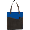 Bullet Royal Blue with Black Trim Rivers Pocket Non-Woven Convention Tote